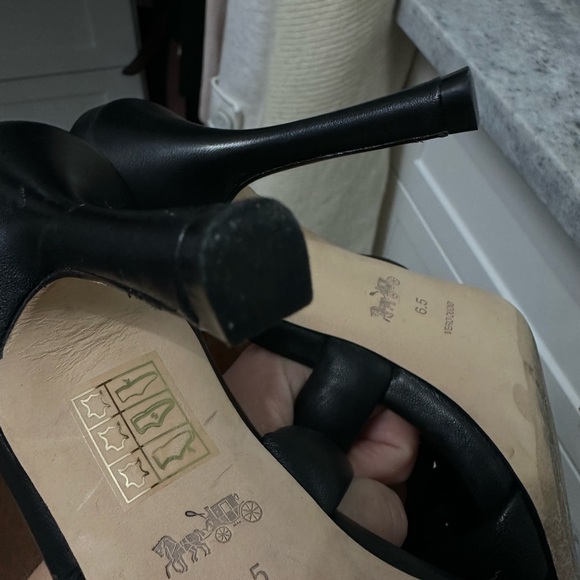 Coach stiletto sandals sz. 6.5 - Picture 7 of 10